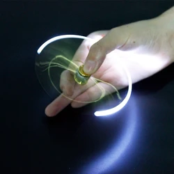 Novelty Fidget Spinning Pen With Led Light Fingertip Decompression Toy Cool Anxiety gadgets Stress Relief Gifts For Adults Kids