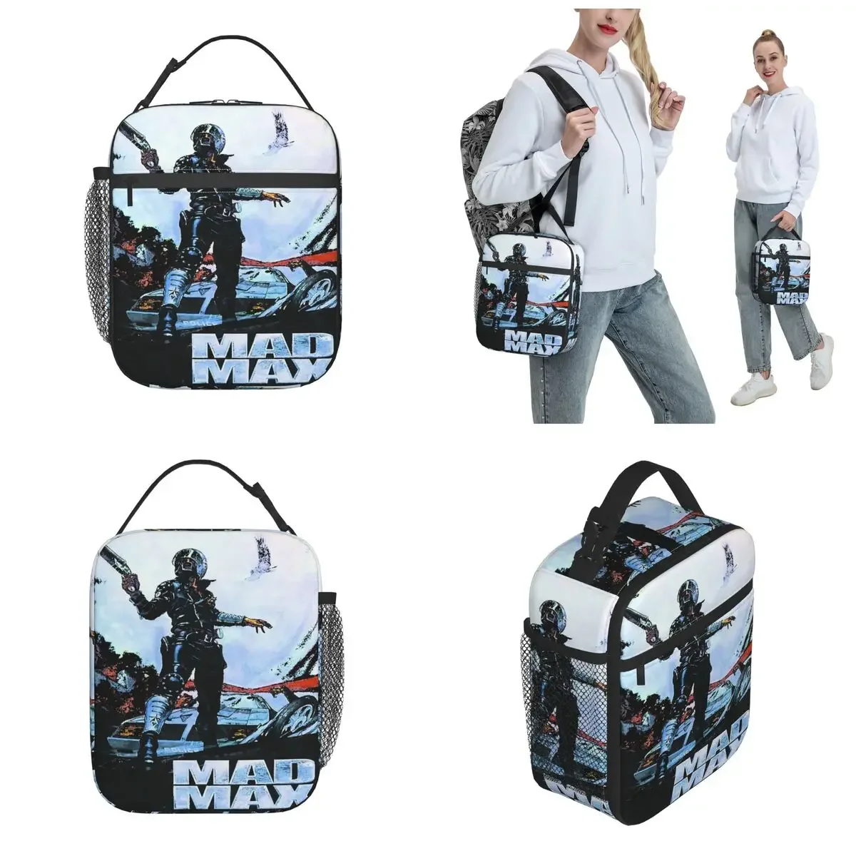 Mad Max Rockatansky George Insulated Lunch Bag For Office Movie Food Storage Bag Leakproof Cooler Thermal Bento Box