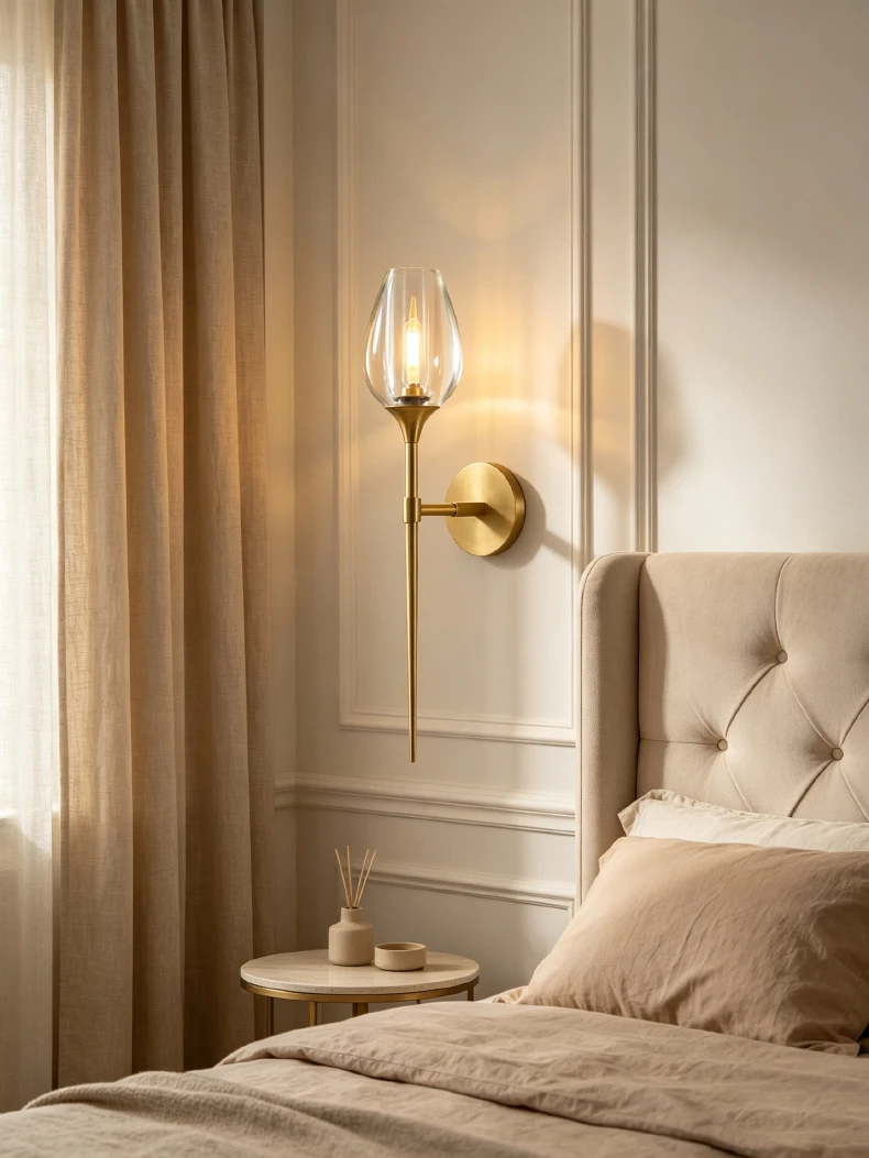 All-Copper American-Style Light Villa Hallway