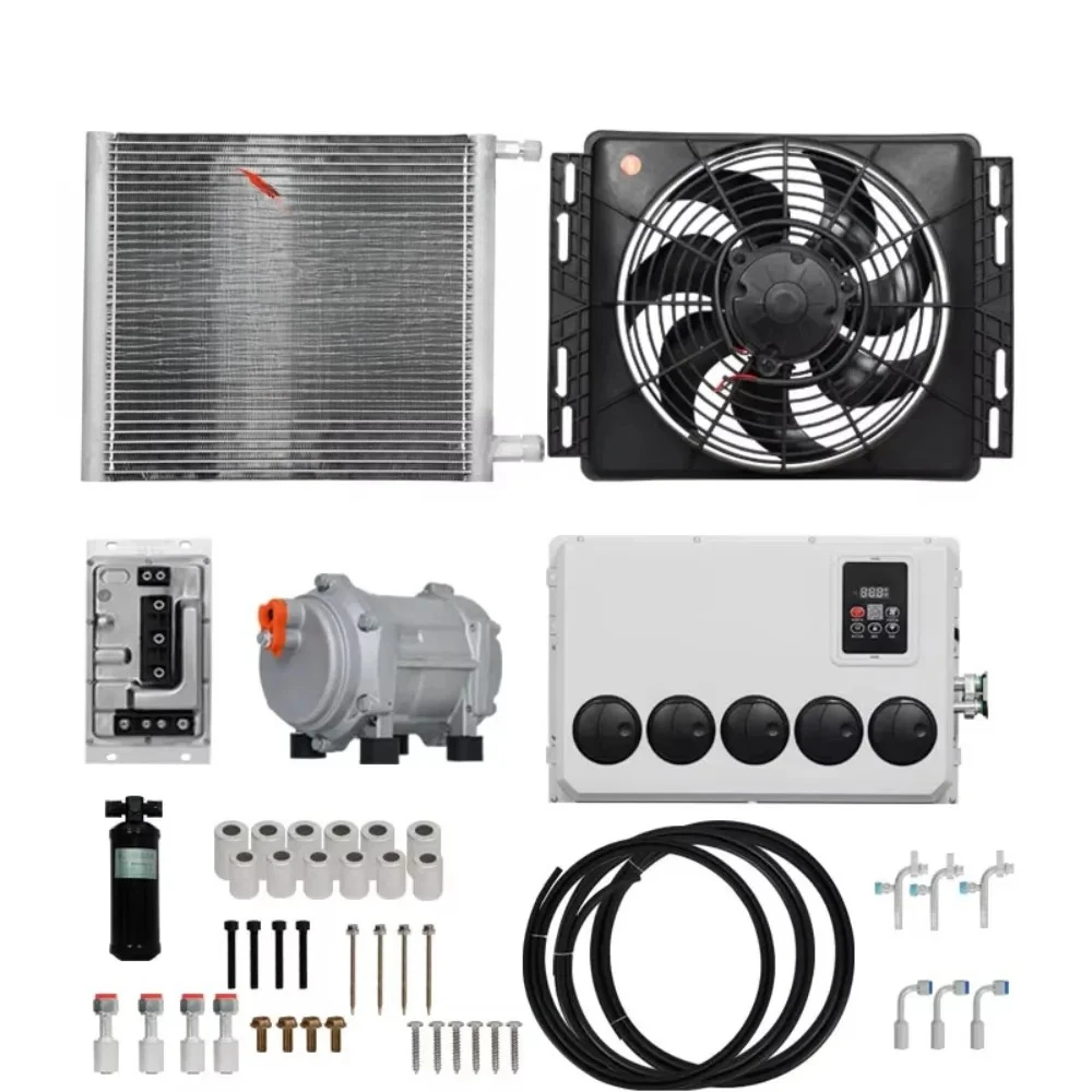 

Accept custom/truck electric vehicle cooling equipment APU 12v 24v truck parking air conditioner