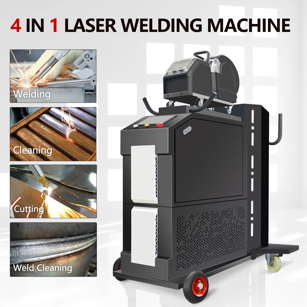 Integration New Design Handheld CNC Fiber Welding Machine 1500W Lazer Welder Cleaner Cutter Machine for Metal