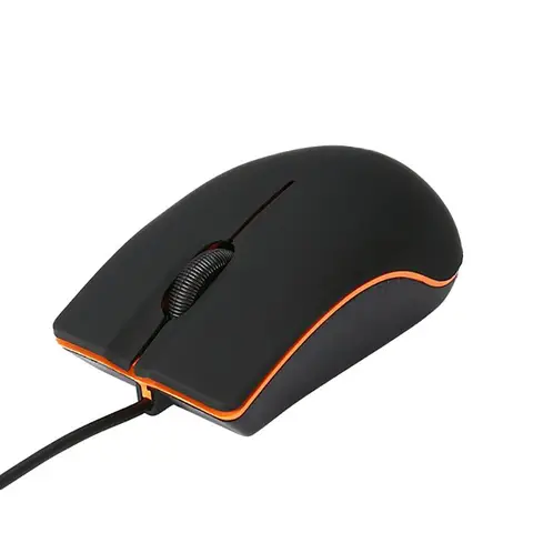 Bilashmart M20 Wired Mouse 1200DPI Computer Office mouse Non-slip matte texture Wired mouse for Business office home laptop