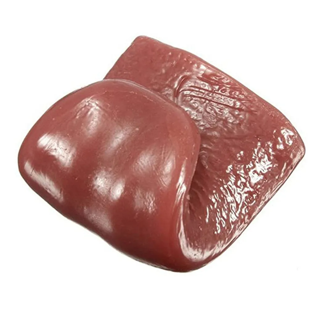 ลิ้นปลอมแบบยืดหยุ่น 2 ชิ้น ดีไซน์สมจริง คุณภาพพรีเมียม ของตกแต่งสุดหลอนสำหรับฮาโลวีน บ้านผีสิง และงานเทศกาล