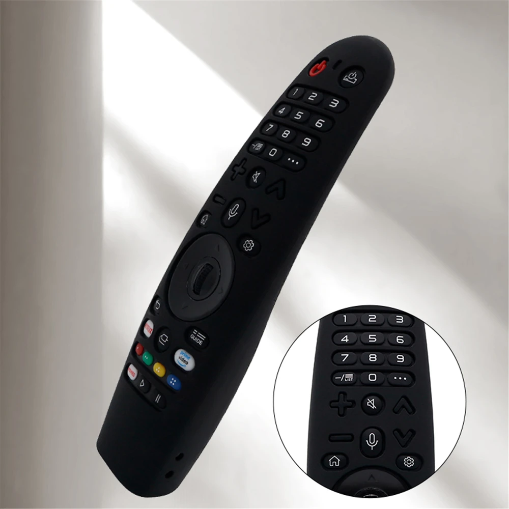 

Smart TV Remote Control Case Silicone Shockproof Protective Cover AN-MR600 AN-MR650A Skid-Proof Magic Remote Control Case