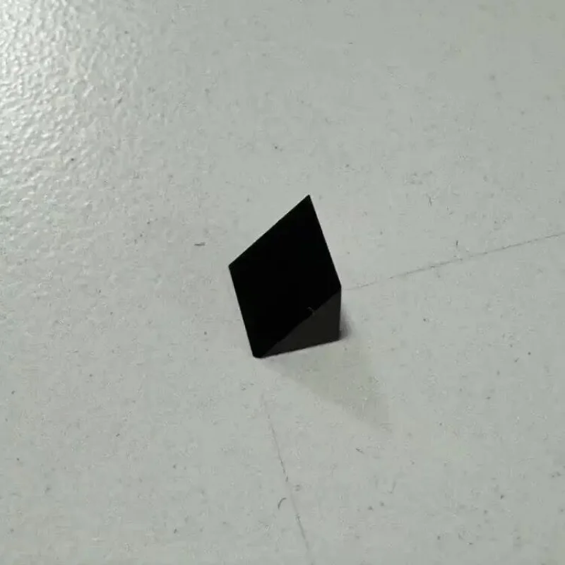 K9 Optical Glass Inclined Surface Coated And Blackened Isosceles Right-angle Prism Used For 90-degree Measurement