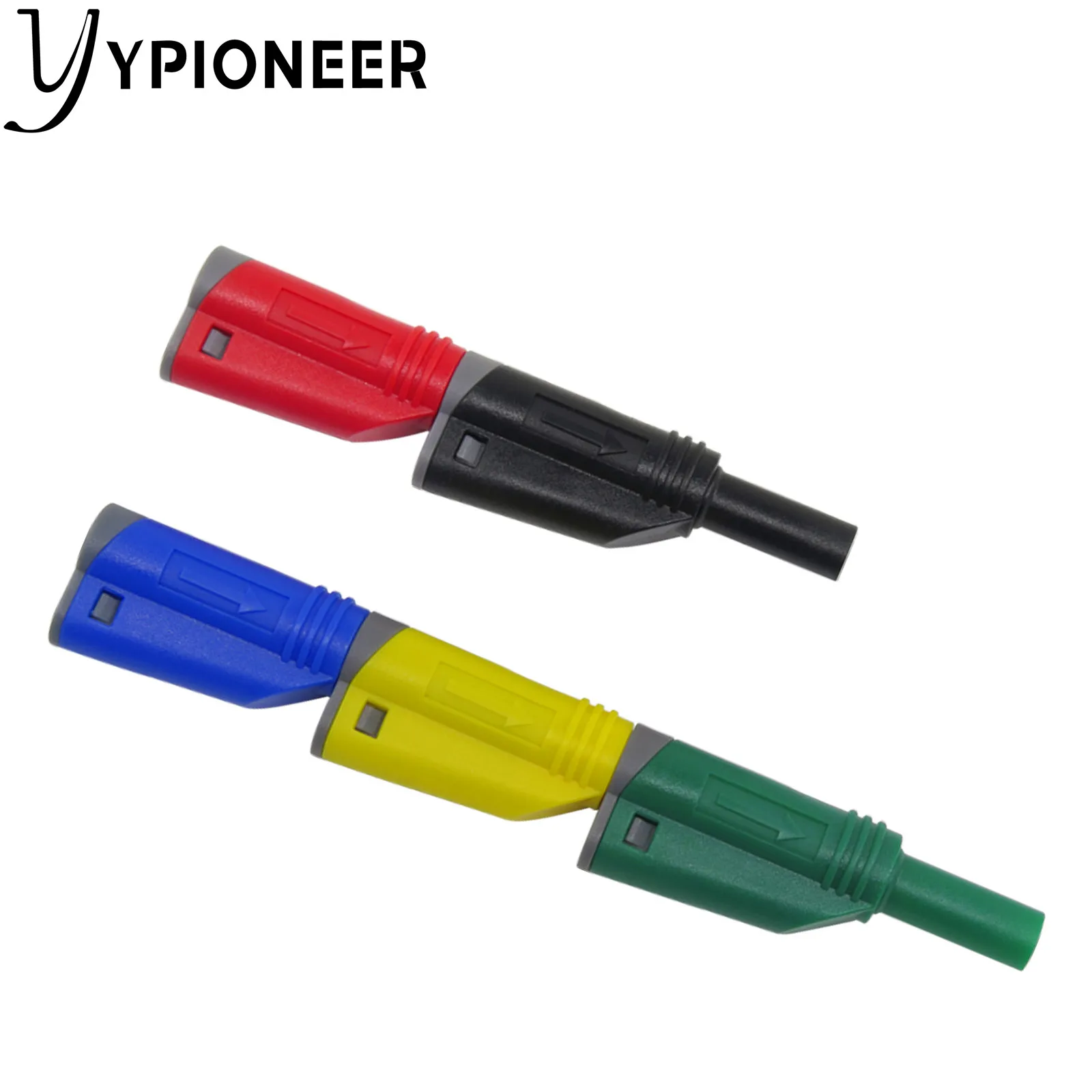 YPioneer P3005 4 мм штабелируемые заглушки типа «банан» безопасные полностью изолированные беспаечные винтовые фиксации разъемы «сделай сам»