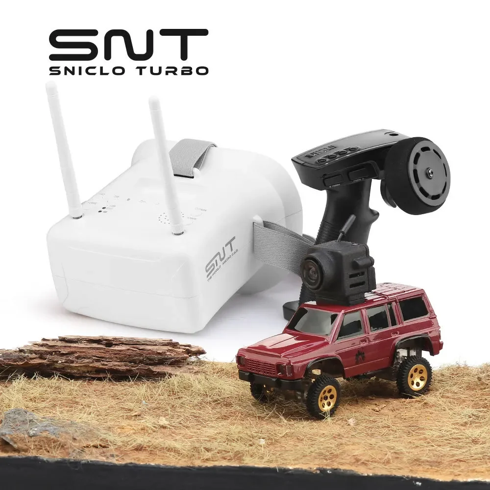 

Sniclo Wireless Immersive Fpv Remote Control Vehicle Rc Four-Wheel Drive Climbing Car Toy Boy Off-Road Vehicle 1:64 Camera