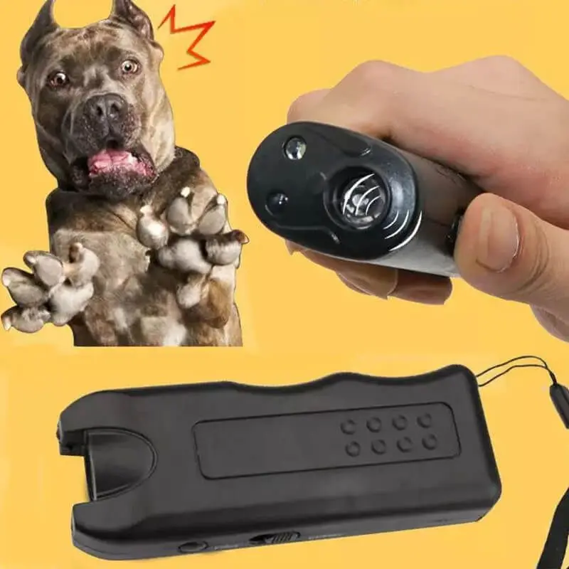 Ultrasonic Dog Repeller Handheld Barking Stop Luminous Ultrasonic Dog Driver Sonic Dog Bark Deterrent Device Anti Bark Dog Silen