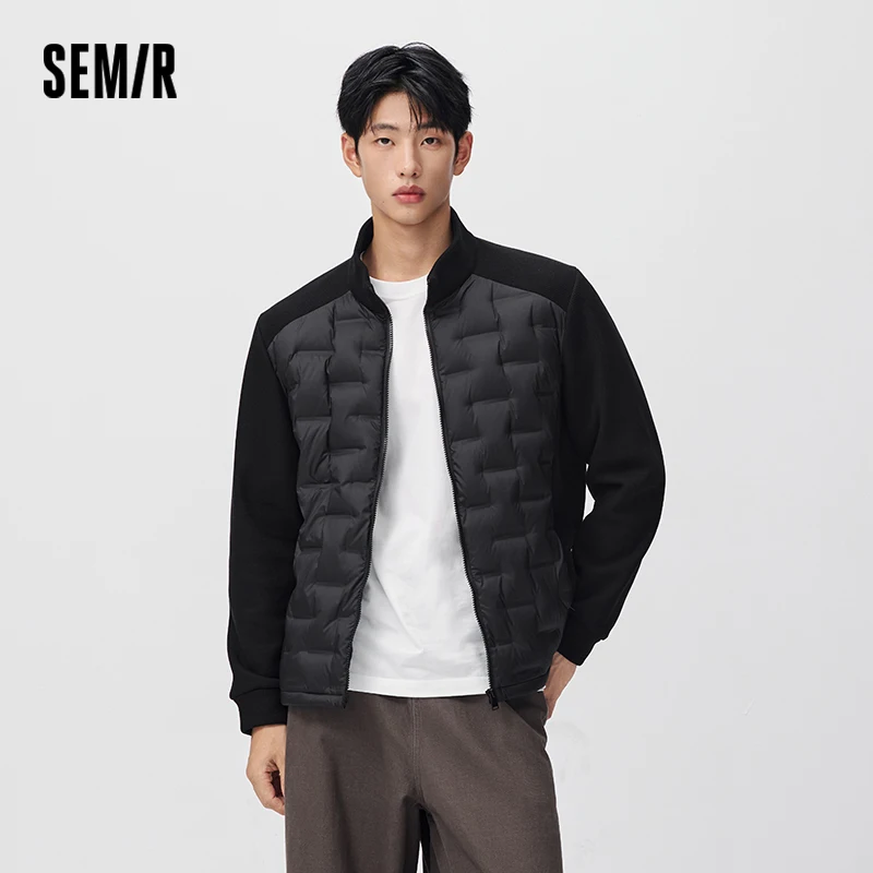 Semir Men Winter Jacket 90 Percent Down Fill Lightweight Panel Design 2026 New Winter Daily Wear Urban Casual Style