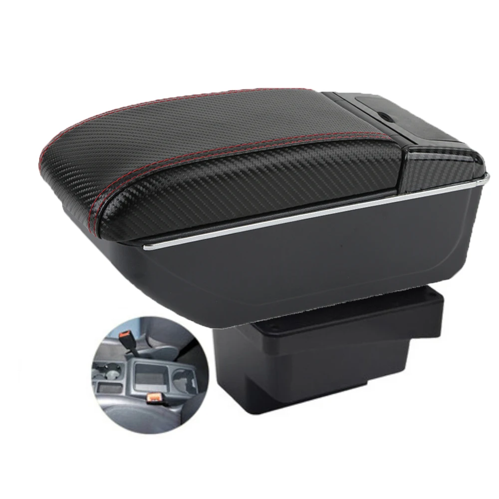 Car Tiguan Armrest box central console storage case driver elbow support rest arm view 5