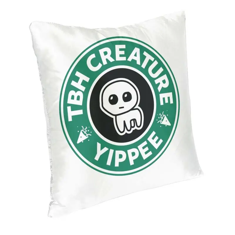 Tbh Creature Logo Cushion Cover Two Side 3D Printing Yippee Throw Pillow Case for Sofa Cool Pillowcase Home Decorative