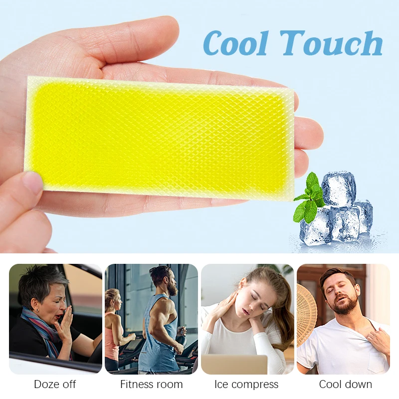 3Pcs Fever Cooling Patch Forehead Reusable Soft Cooling Gel Pad for Baby Fever Reduce for Kids Discomfort Ice Pack A2210
