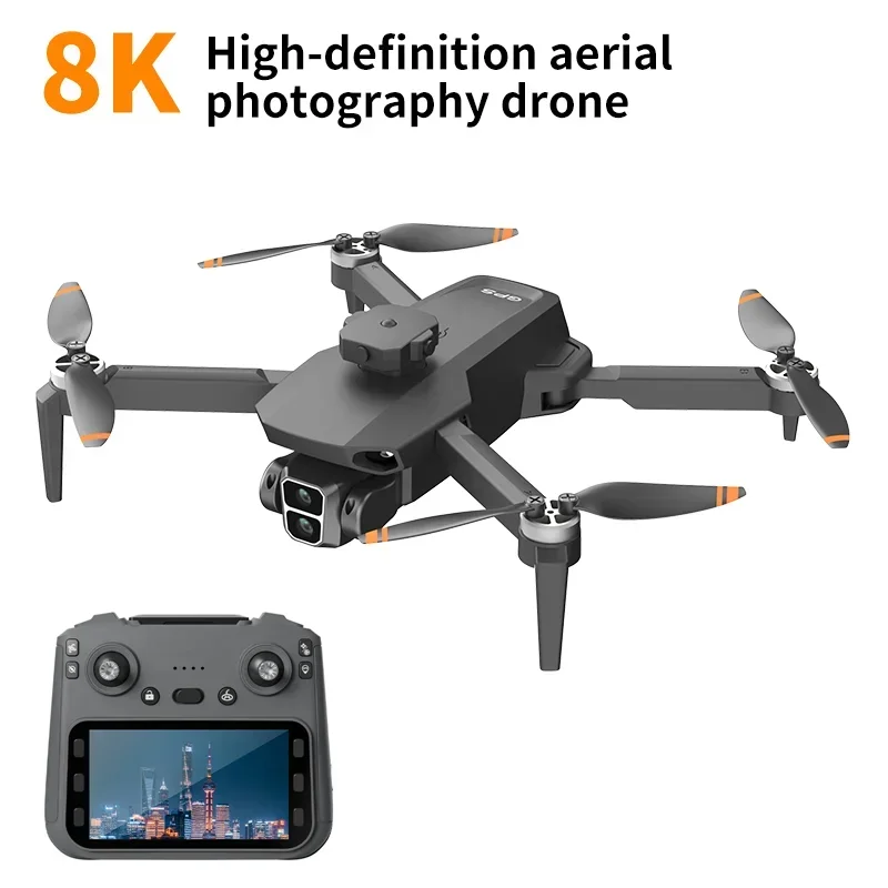 drone-l106-8k-hd-avec-double-camera-wifi-5g-fpv-moteur-sans-balais-evitement-d'obstacles-telecommande-avec-ecran-drone-quadrirotor-jouets-cadeaux