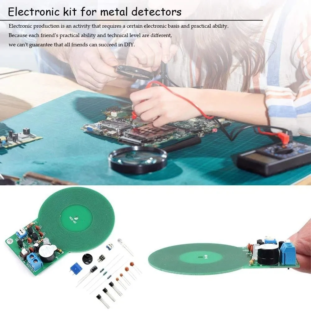 DC 3V-5V Metal Detector Kit 60mm Sensor Board Module Non-contact Sensor Module Electronic Part Non-contact Design