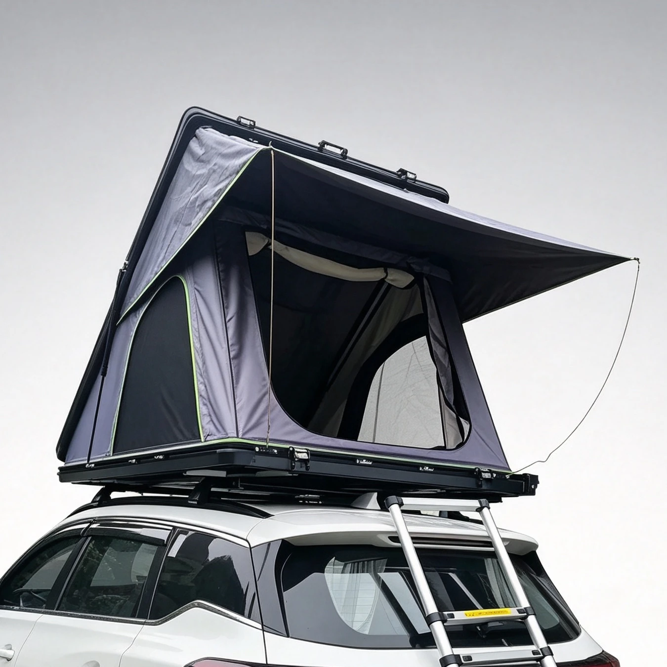 Hydraulic Pop Up Car Roof Tent Aluminum Alloy Foldable Camper Waterproof Windproof For Outdoor Use