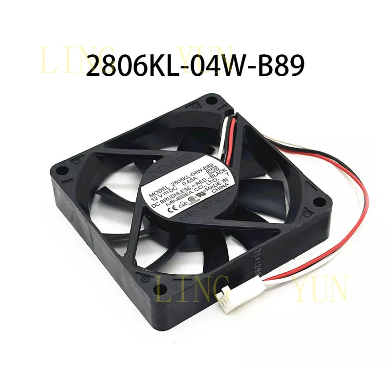 Z   for  NMB 2806KL-04W-B89 12VDC 0.65A 70*70*15mm 3Pin Energy-Efficient Case cooling fan