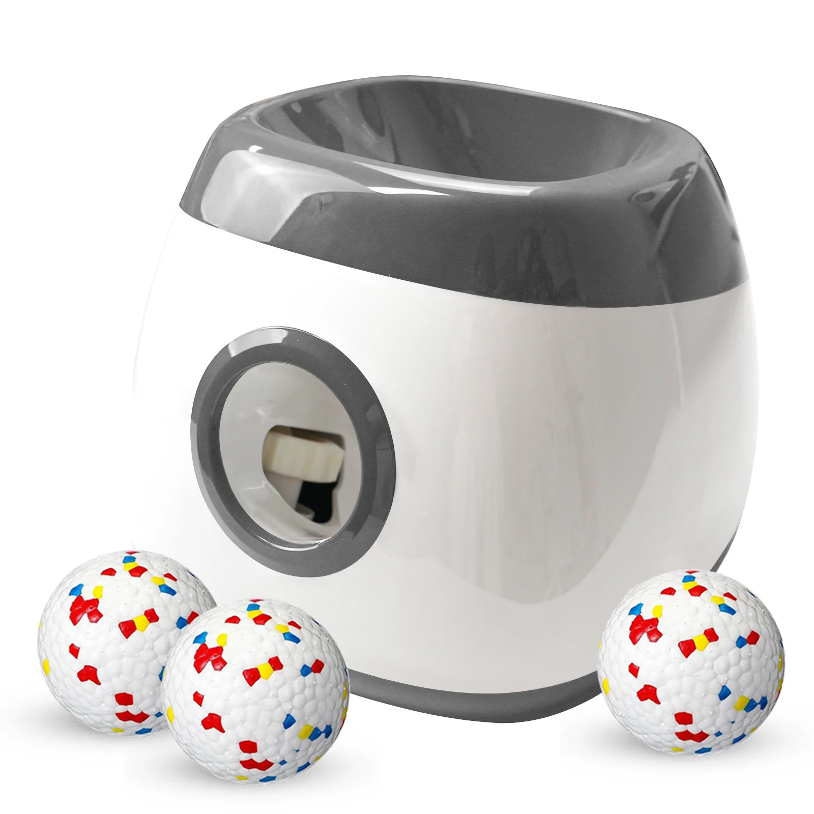 Pet Ball Launcher for Active Dogs - Automatic Fetch Machine with Adjustable Distance