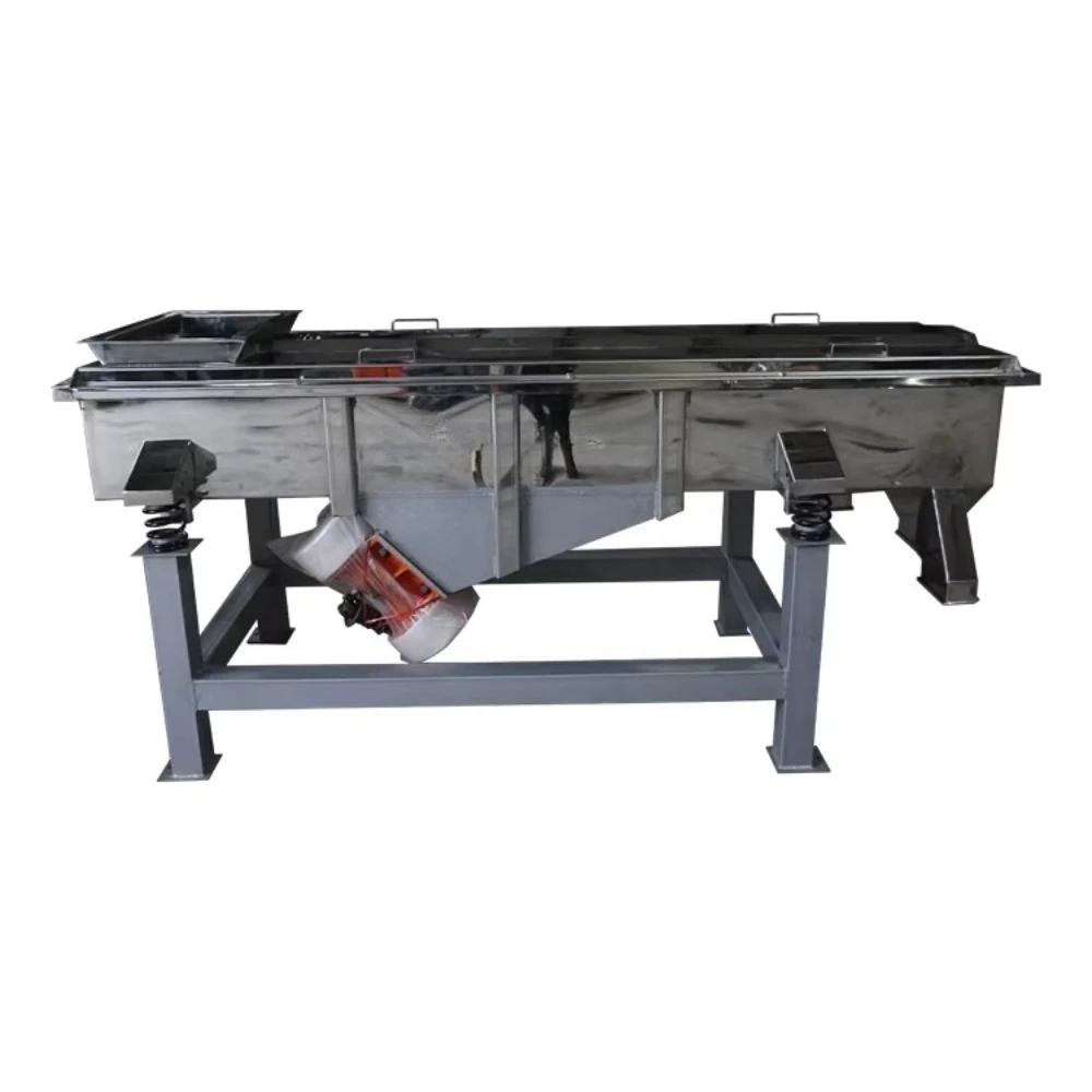 Premium Sand Compost Grain Coffee Bean Rice Grading Nuts Linear Vibrating Sieve Screen Sifter Machine