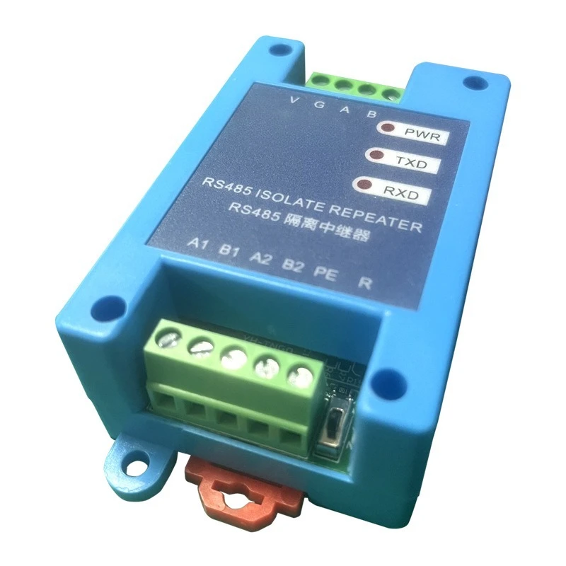 2 Port RS485 Isolated Repeater Hub RS485 Communication Module Industrial Signal Amplifier