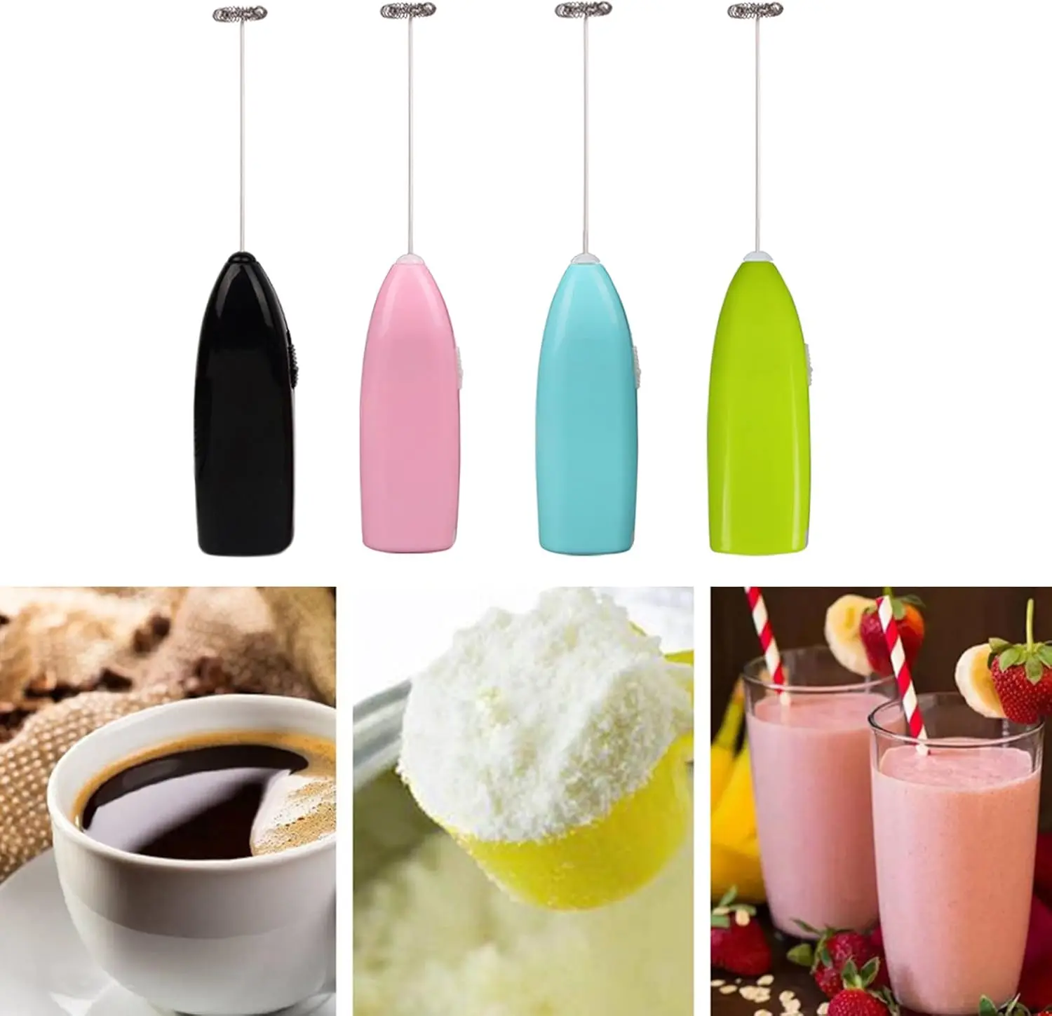 Milk Frother   Blenders Coffee Mixer Portable Whisk Drink Making Tools For Homes Kitchen