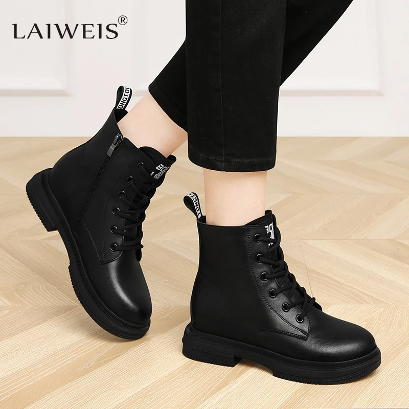 

2024 Women's Ankel Boots Autumn Winter female Chelsea Boots Womens Short Boots Flat Shoes Fashion Boots Gothic Botas De Mujer