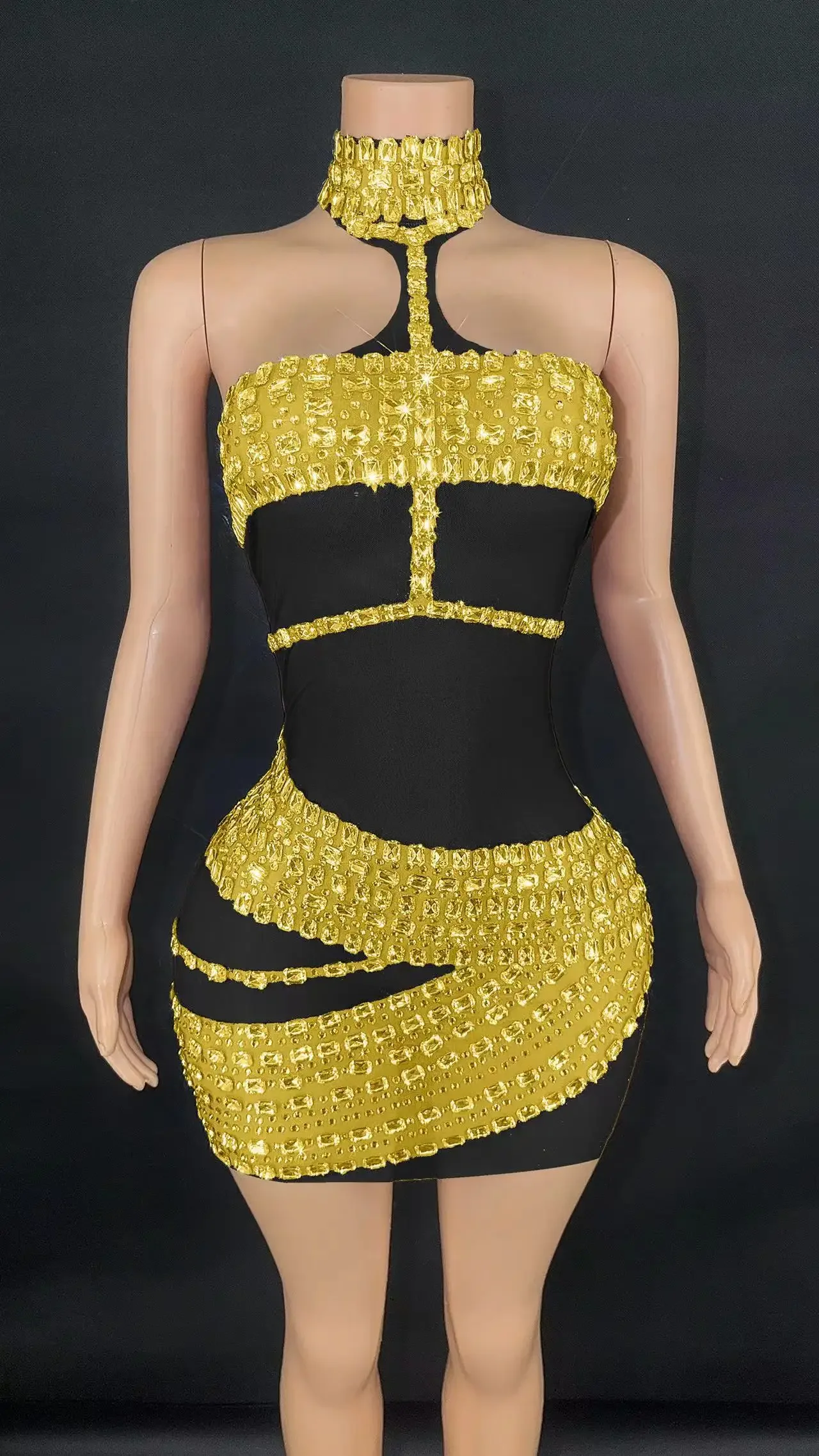 

Вязаное платье Темперамент Индивидуальные платья без рукавов с V-образным вырезом