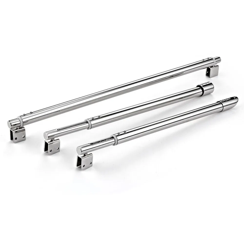 A21Q -Stainless Steel Shower Screen Support Arms - Adjustable Glass Panel Holder For Single/Double Head Shower Enclosures
