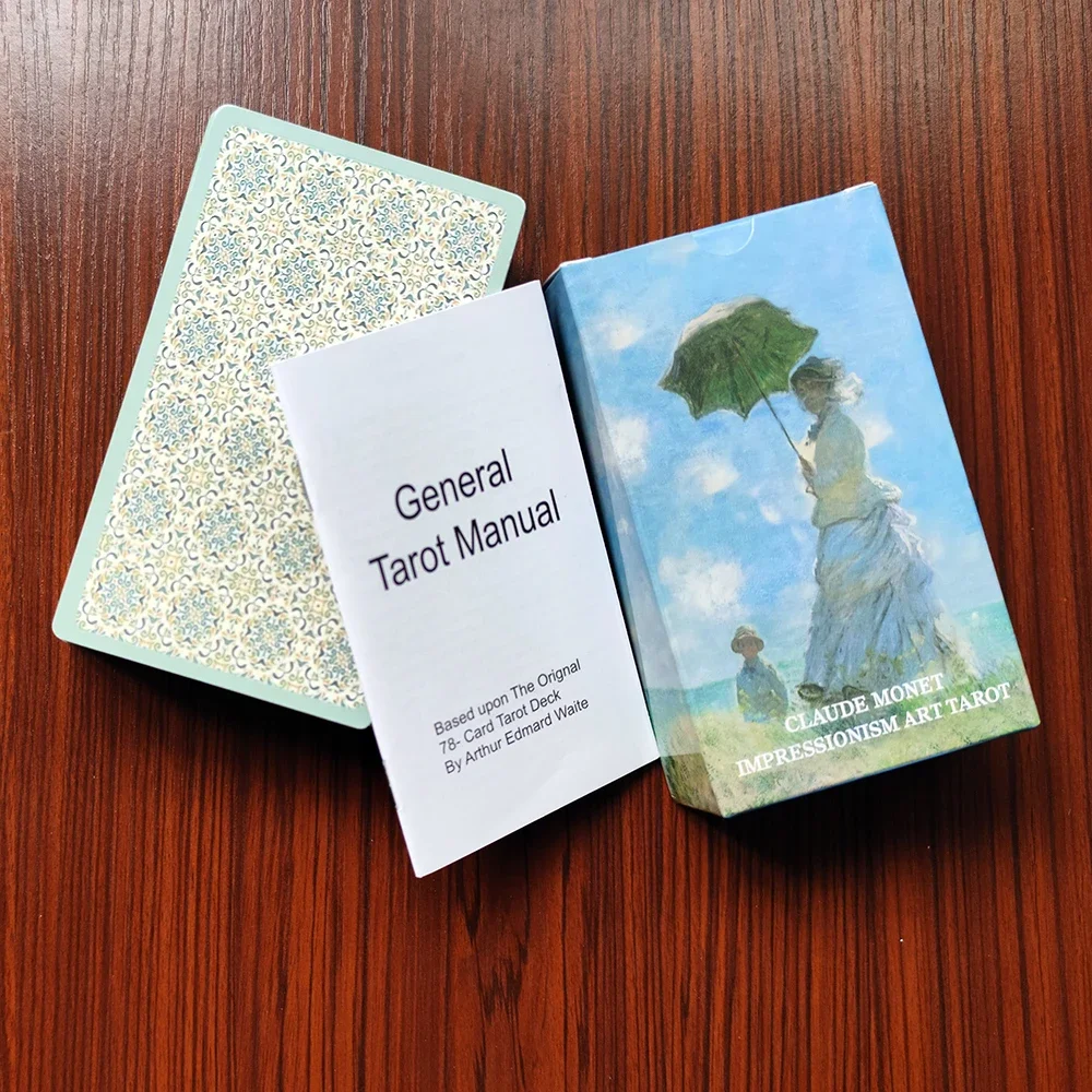 

Колода Таро Клода Моне 12 × 7 см с путеводителем 78 Колода Таро для гадания для начинающих и экспертов