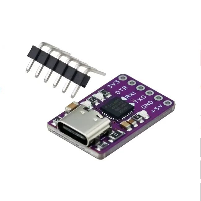 TYPE-C USB interface CP2102 USB to TTL USB to serial UART STC downloader module