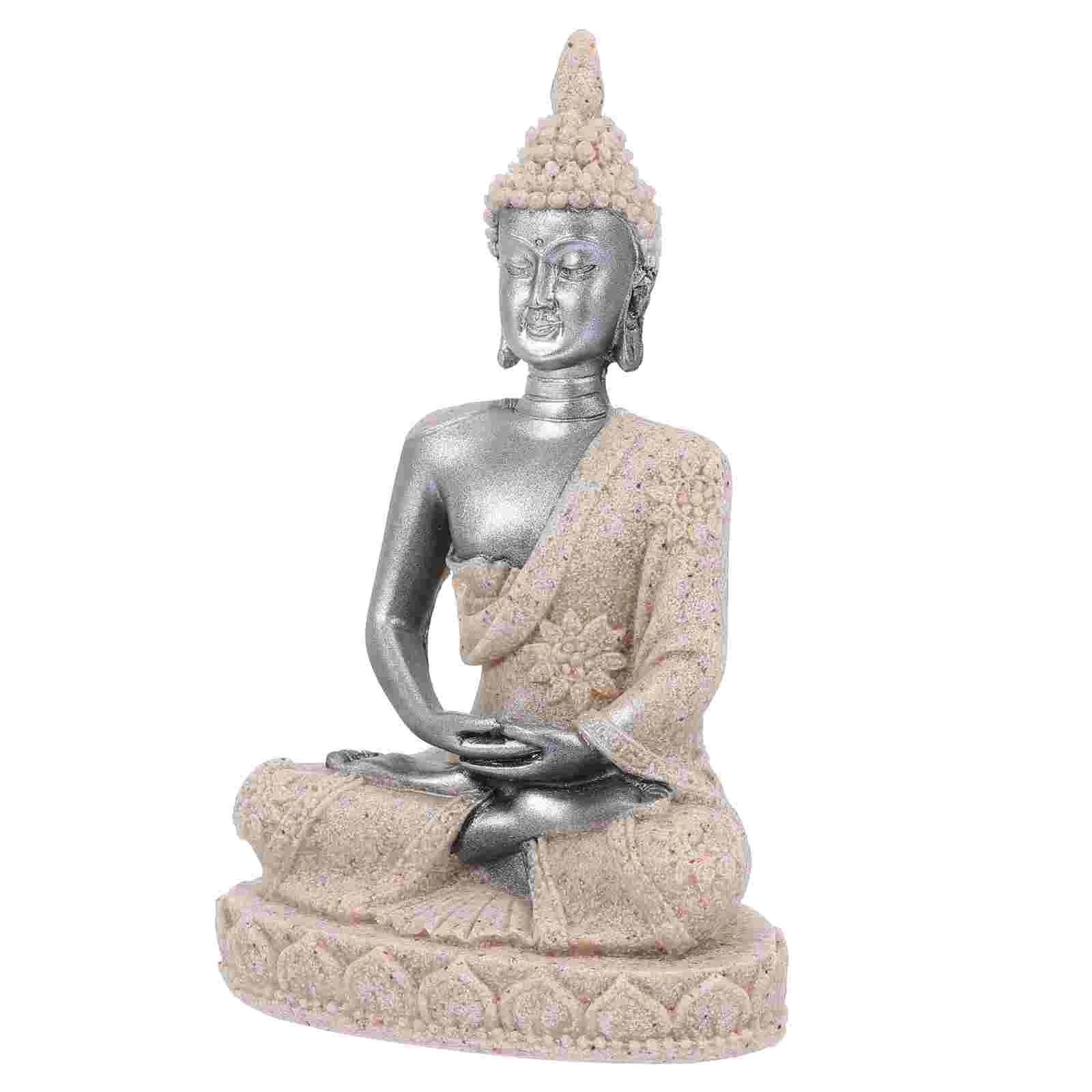 

Buddha Statue Aquarium Decoration Fish Tanks Accessory Ornament Landscape Household