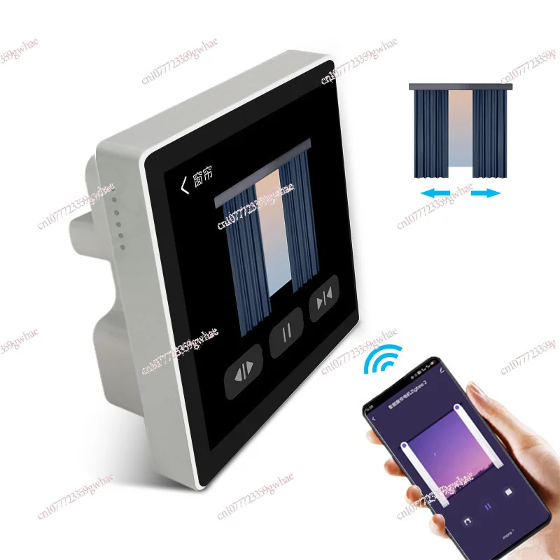 Panneau intelligent multifonction intelligent d'écran intelligent de zigbee, commutateur plein écran d'affichage à cristaux liquides