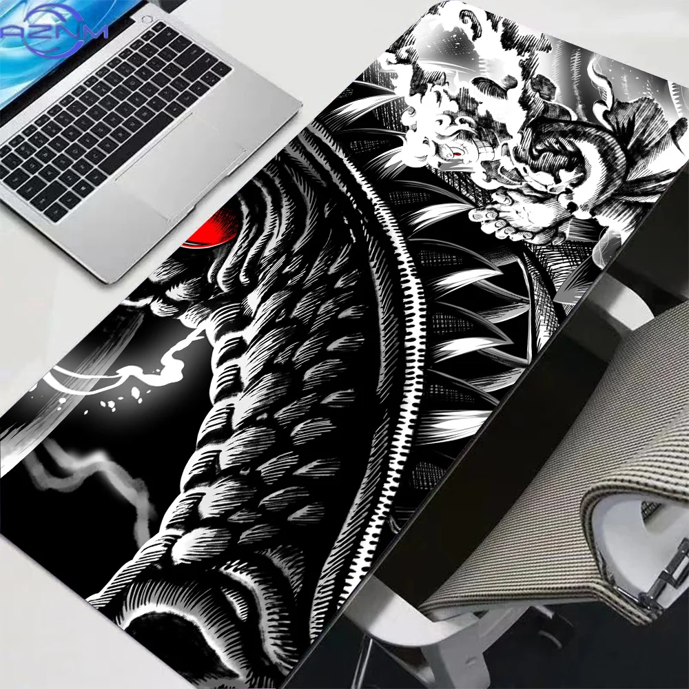 Anime One Piece Monkey D Luffy Extended Mouse Pad Big Desk Mat Waterproof Anti-Slip Keyboard Pad for PC Gamer Desktop Decoration