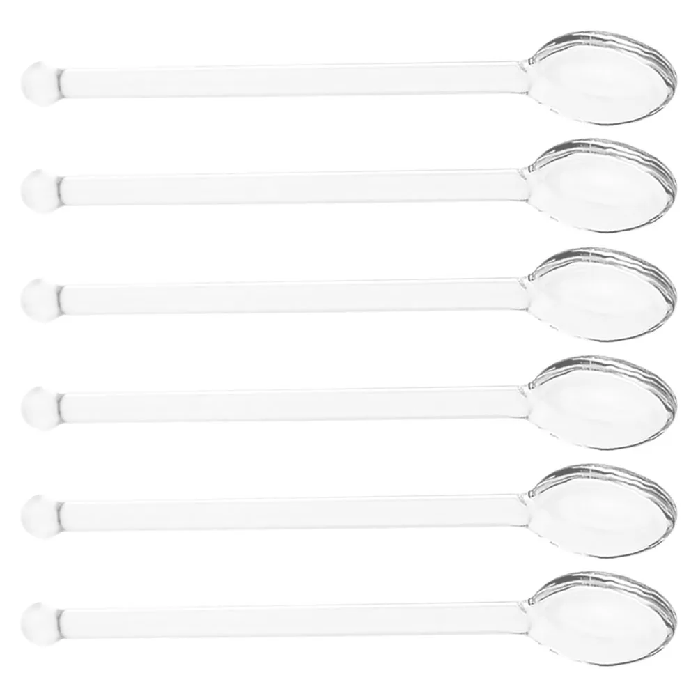 

Glass Mixing Spoon Spoons Bar Stirring Good Looking Transparent Cocktail Stirrers