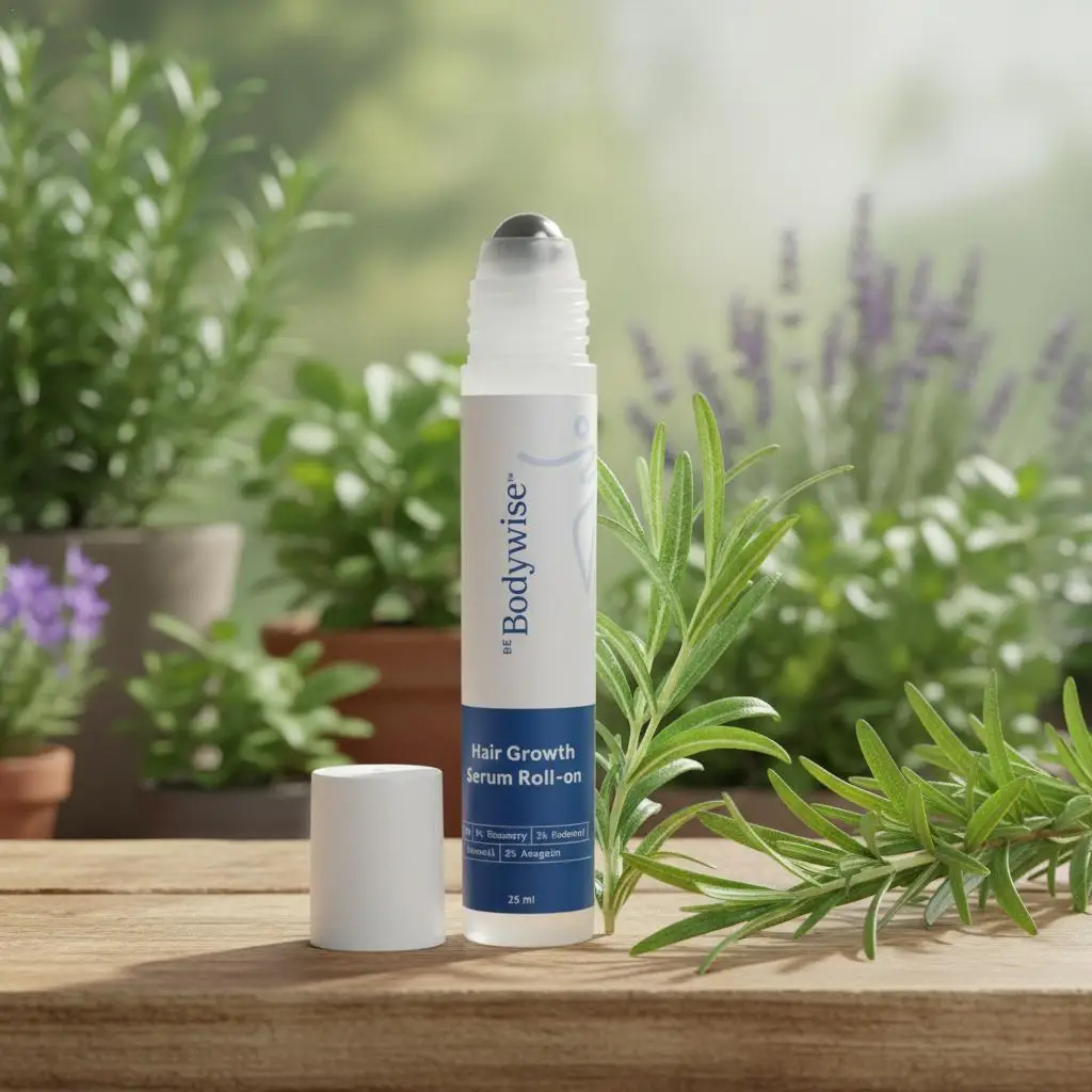 Suero nutritivo para el cabello de romero, rodillo de crecimiento Roll-on, aumenta la densidad del cabello, nutre el cabello, suero Roll-on, aceite de hidratación del cuero cabelludo, 1 Uds.