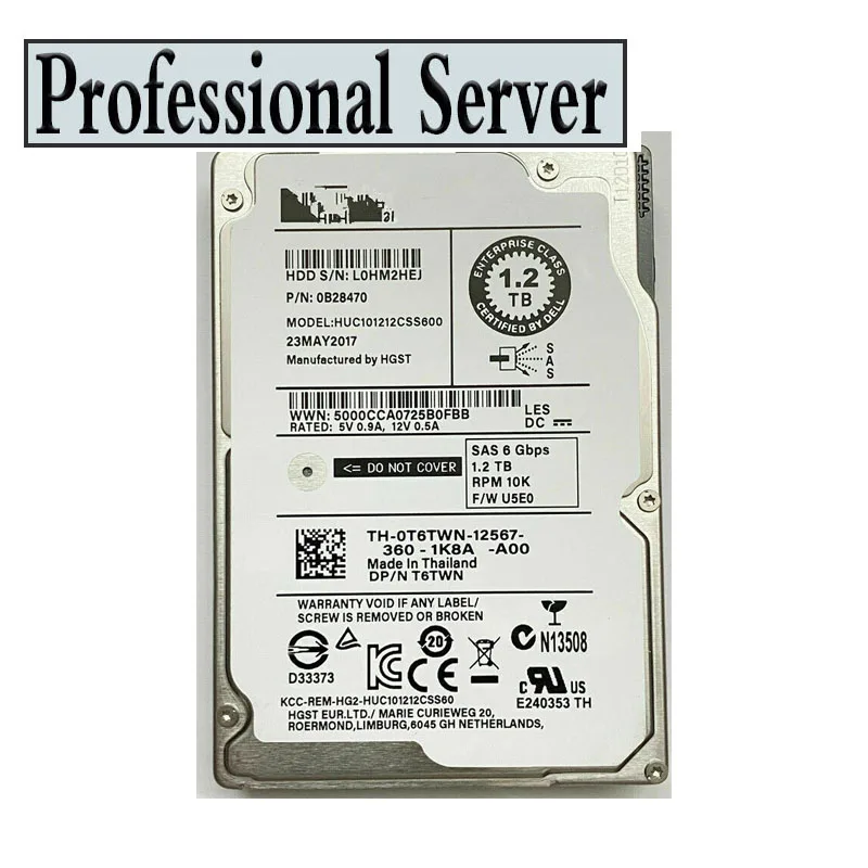 FOR 0T6TWN 1.2TB 6G 10K 2.5