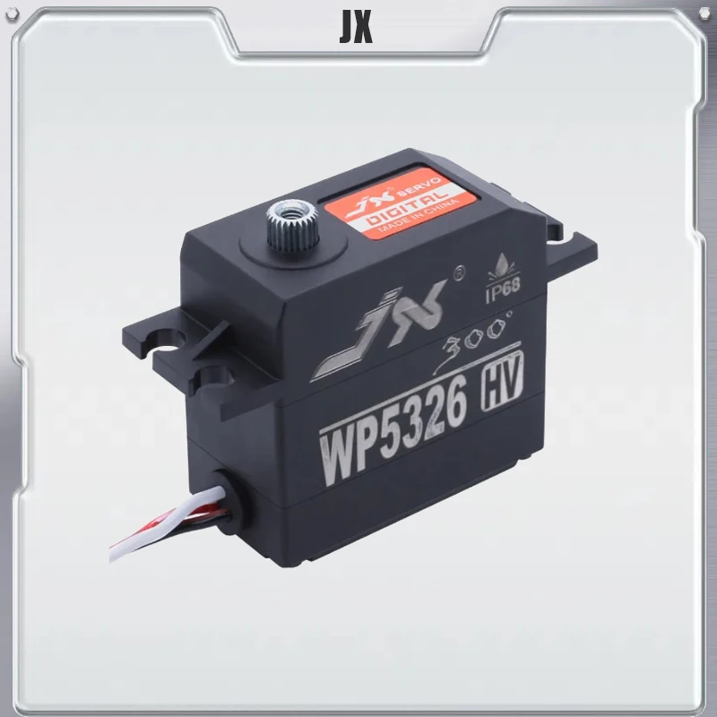 JX WP5326HV-300 IP68 26 كجم مقاوم للماء أجهزة رقمية ميتال جير عزم دوران عالي محرك بقلب لسيارة RC روبوت الطائرة بدون طيار قارب عربات التي تجرها الدواب الزاحف #2