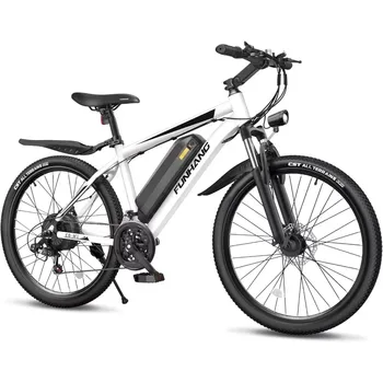 Image Adult Electric Bike, 750W Peak, 50MPH at 21.7Mph, 26" 48V 374.4WH Battery with Adjustable Stem, Fenders, 21 Speed