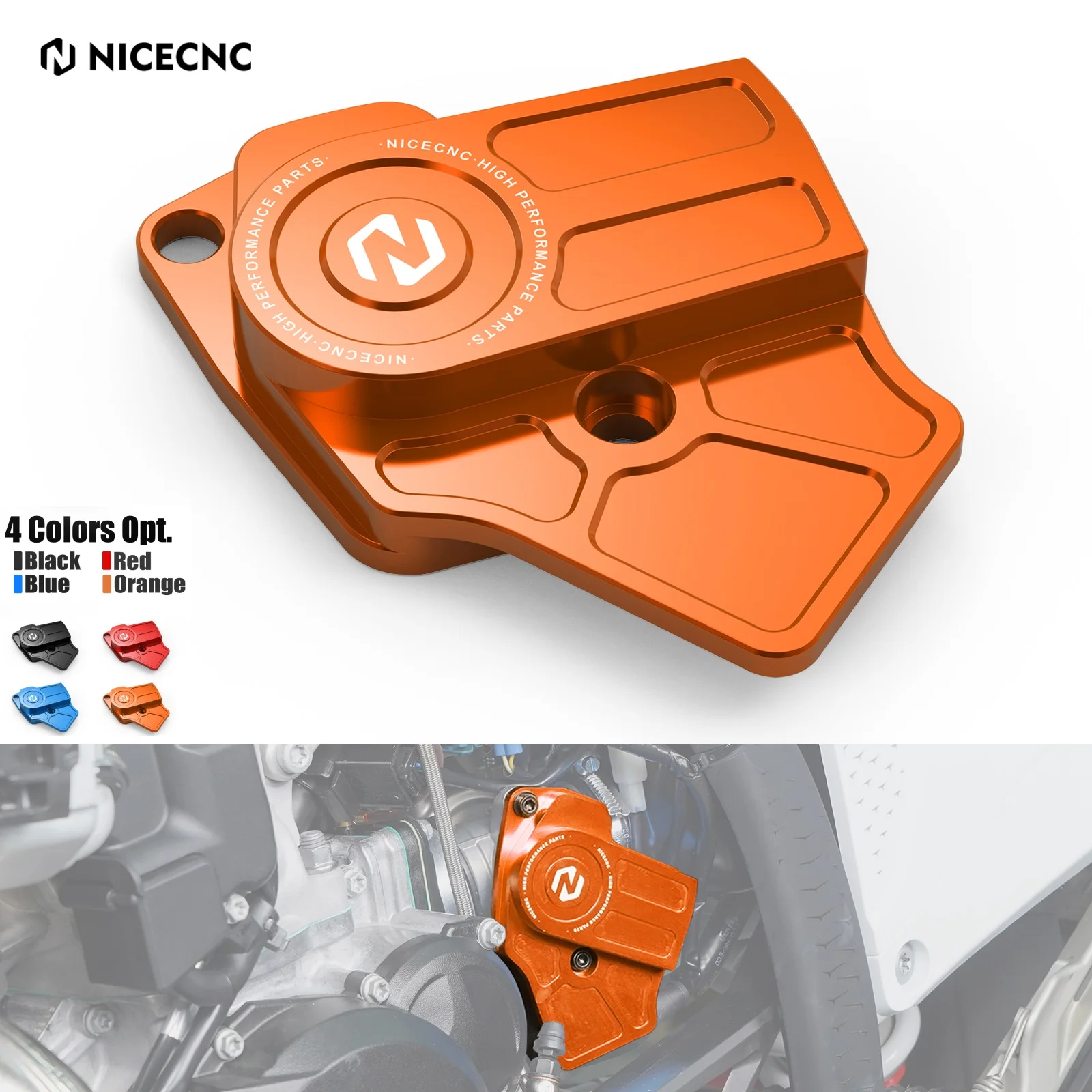 

NICECNC For 2025 2024 KTM EXC 300 EXC XCW 300 250 150 125 SX XC 2023 Husqvarna TE300 Motorcycle TPS Throttle Body Guard Cover