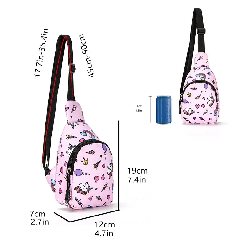 Kinder Umhängetasche niedlichen Cartoon Kinder Umhängetasche modische Baby Brusttaschen Mutter Kinder Taschen für Mädchen Designer Taschen