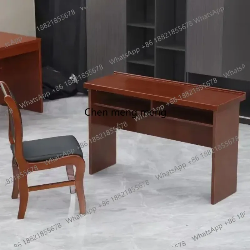 Conference table Training Double triple walnut strip Conference strip