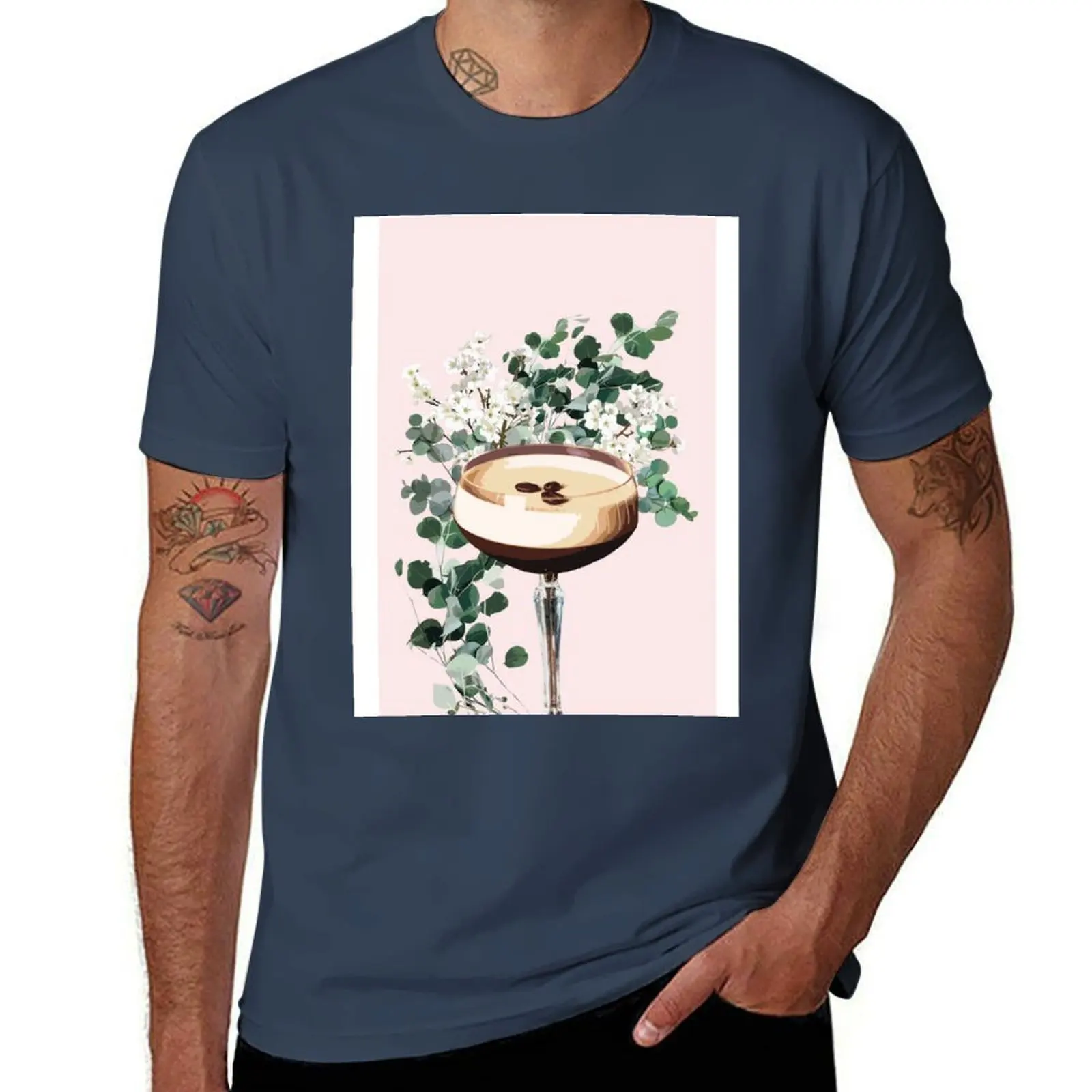 

Espresso Martini Artwork T-Shirt Tough Fabric Work Tee