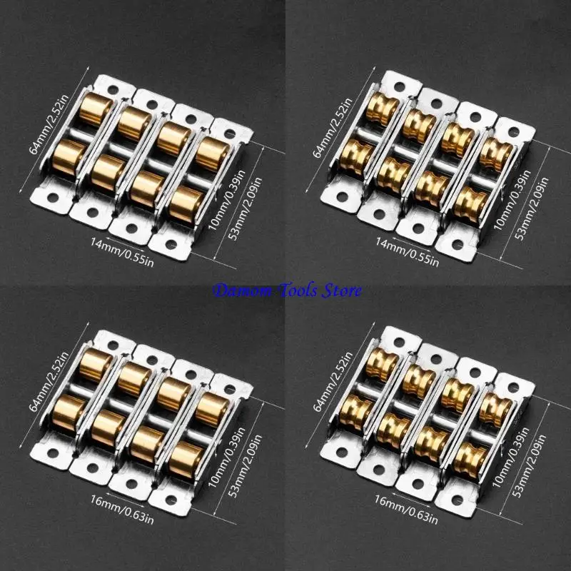57BE 4pcs inluciding Window Window Bollers Window Window Window Pulle