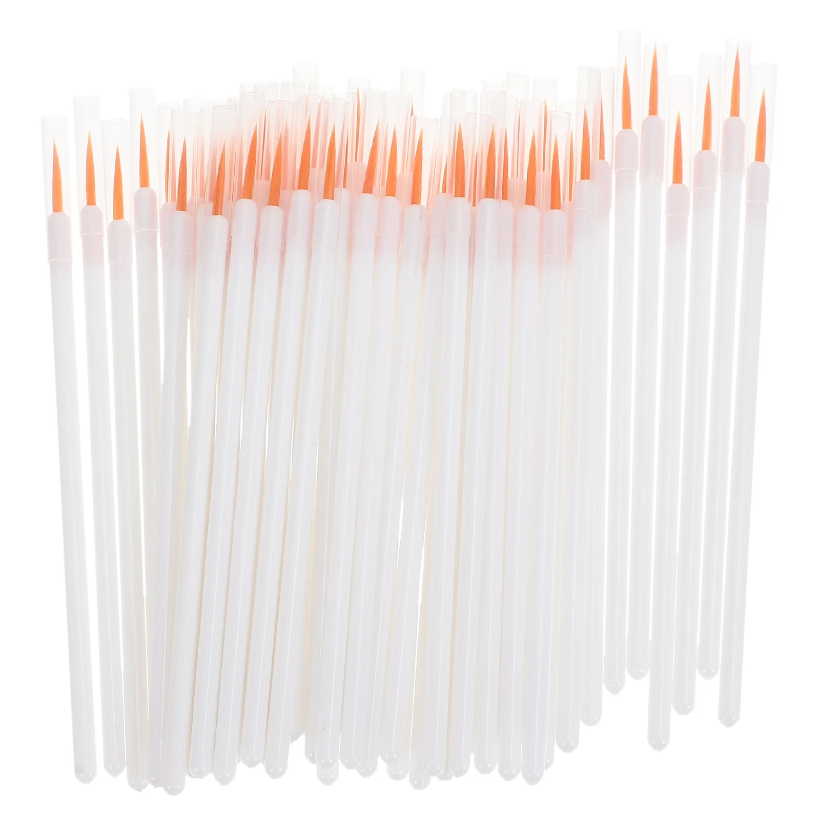 100pcs Eyeliner Brush Disposable Makeup Wand Fine Tip Applicator For Women Liquid Liner Tool Nylon Fiber Brush Mini Eye