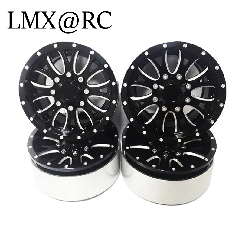 LMX RC 2.2 Beadlock Aluminum Alloy Wheel Rim Hub for 1/10 RC Crawler Traxxas TRX4 TRX-4 Axial SCX10 90046 AXI03007