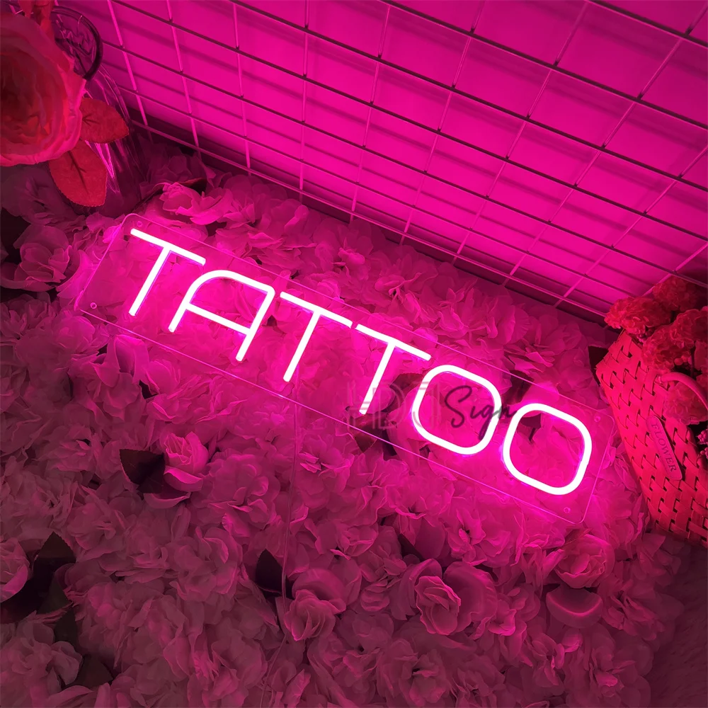 Tattoo Neon Led Sign Tattoo Room Wall Art Decor LED Neon Lights USB Beauty Salon Decoration Tattoo Studio Neon Signs