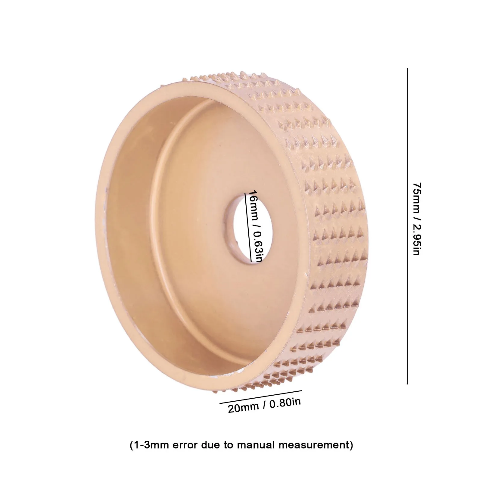 Wood Carving Disc Tungsten Steel Grinder Shaping Discs Woodworking Angle Grinder Attachment 75mm Wood Sanding Carving Tool