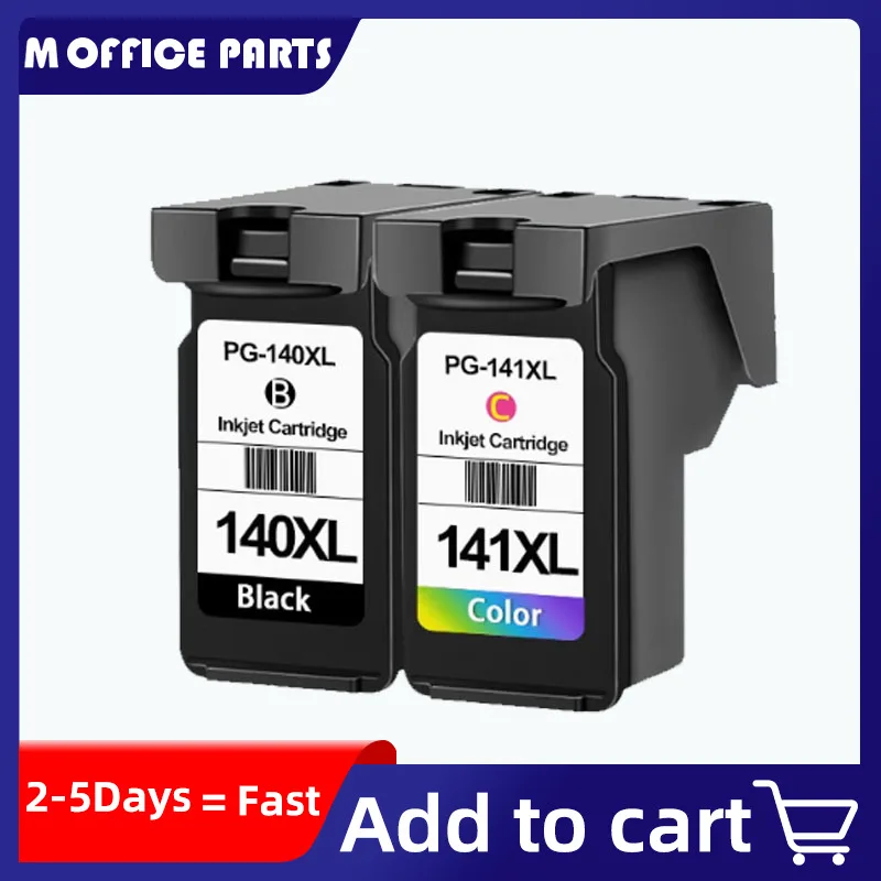 pg140 cl141 Ink Cartridge PG140 CL141 Compatible for Canon Pixma MG4110 MG4210 MG3110 MG3210 MG2210 MG3510 MG2580 MG3610 IP2880