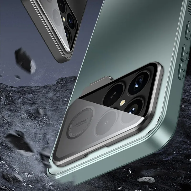 Etui na POCO F8 Ultra z ochroną obiektywu aparatu, niewidoczny uchwyt, matowe, odporne na wstrząsy etui ochronne na POCO F8 Pro — zdjęcie produktu 4