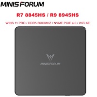 MINISFORUM UM880/UM890 PRO MINI PC R7 8845HS / R9 8945HS WINS 11 Pro DDR5 5600MHZ NVME PCIE 4.0 WiFi 6E USB 4.0 Gaming Computer