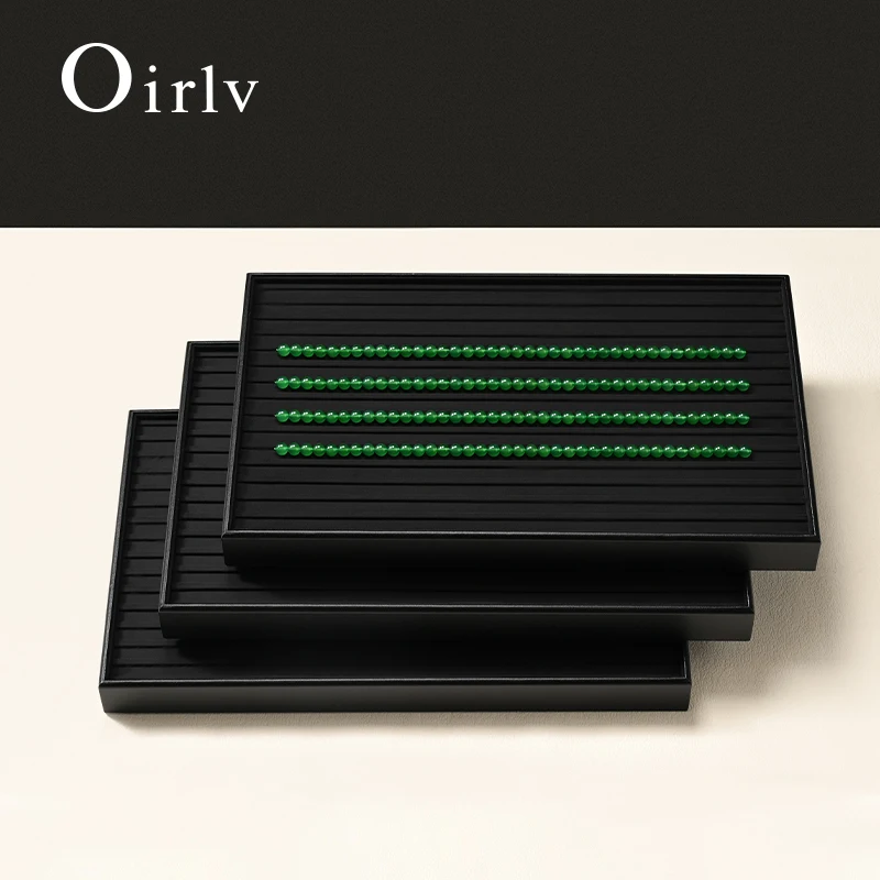 

oirlv Высококачественные ювелирные тарелки из замши и искусственной кожи подходят для подвесок, ожерелий, браслетов, органайзеров для ювелиров